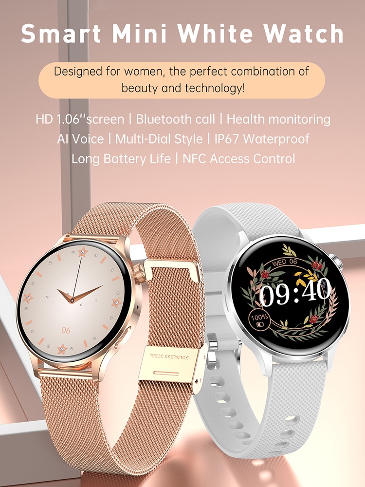 X1 Smartwatch Para Mulheres Touch Screen Fitness - Imagem 2