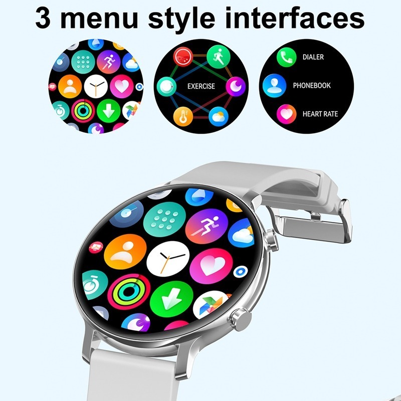 Smartwatch Feminino Bluetooth Call Smart Watch Masculino Fem - Imagem 2
