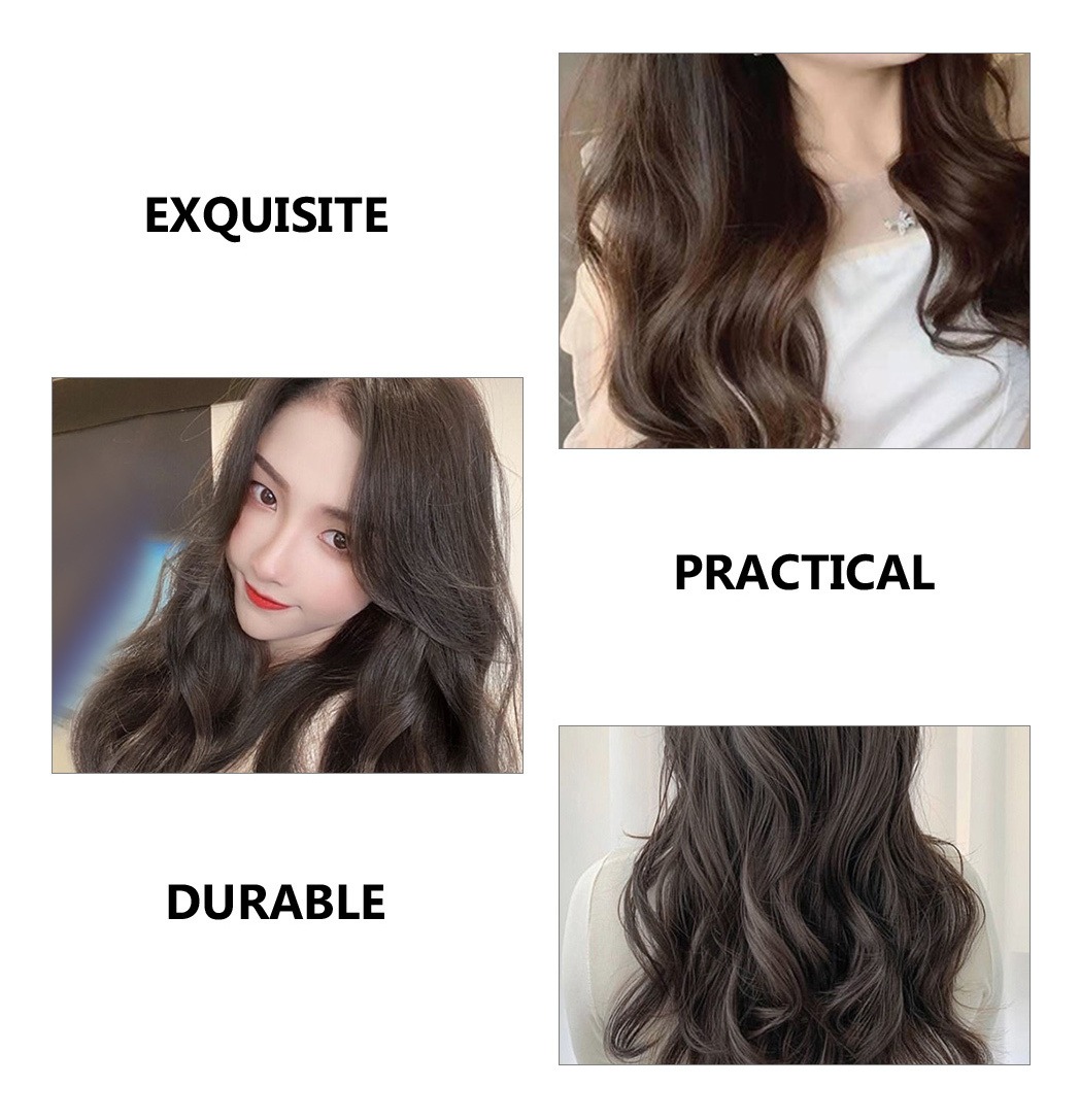 Peruca Ondulada, Clipe Invisível Na Extensão Do Cabelo, Cabe - Imagem 5