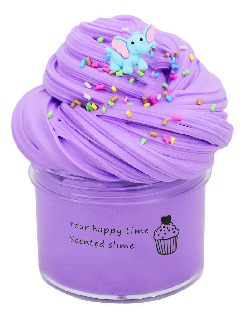 12 Peças De Brinquedos Infantis Pine Mud Fluffy Floam Slime - Imagem 2