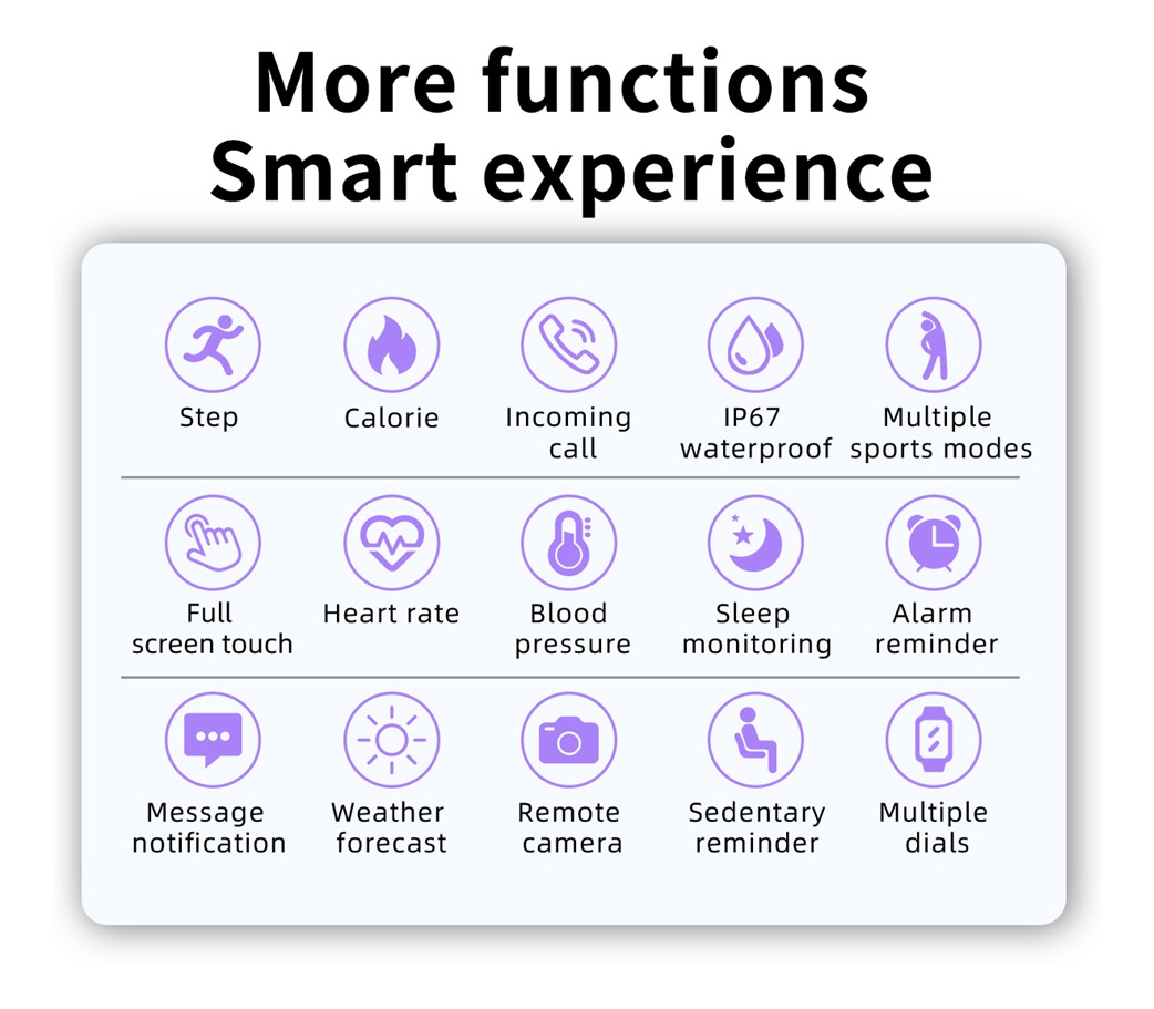 Smartwatch Esportivo Com Tela Sensível Ao Toque Completa - Imagem 10
