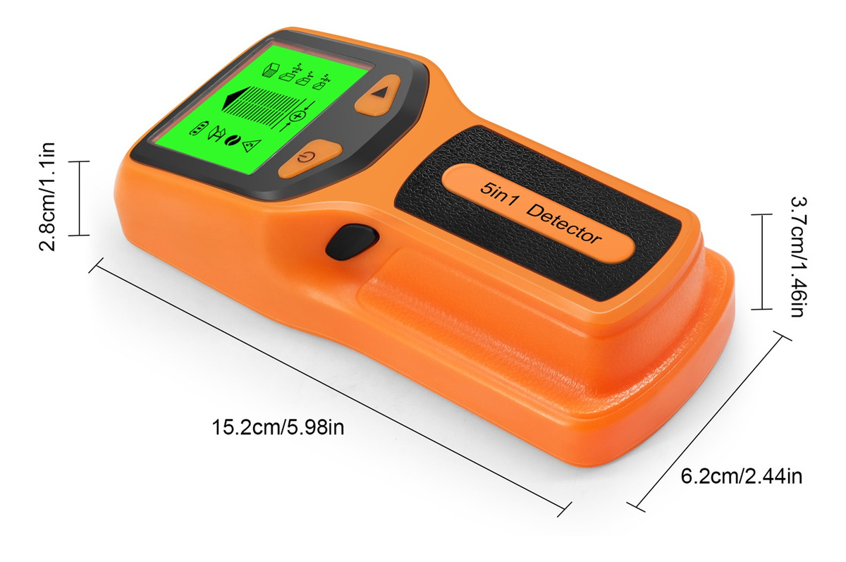 Scanner De Parede Stud Finder - 5 Em 1 Detector Eletrônico D - Imagem 2