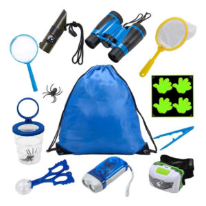 Kit Explorador Infantil Explorer Bolsa Com Cordão De Juguete