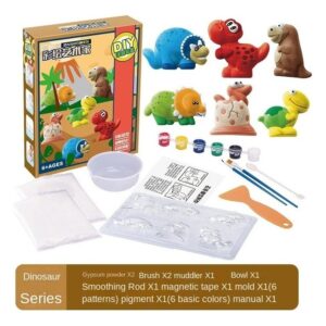 Lazhu Brinquedos Infantis, Pintura Em Gesso Diy, Fazendo