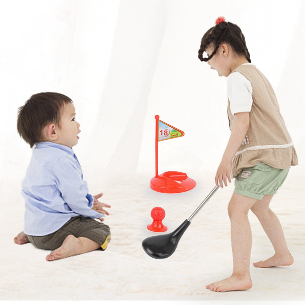Conjunto De Golfe Infantil I, Tacos De Golfe De Brinquedo Nv - Imagem 8