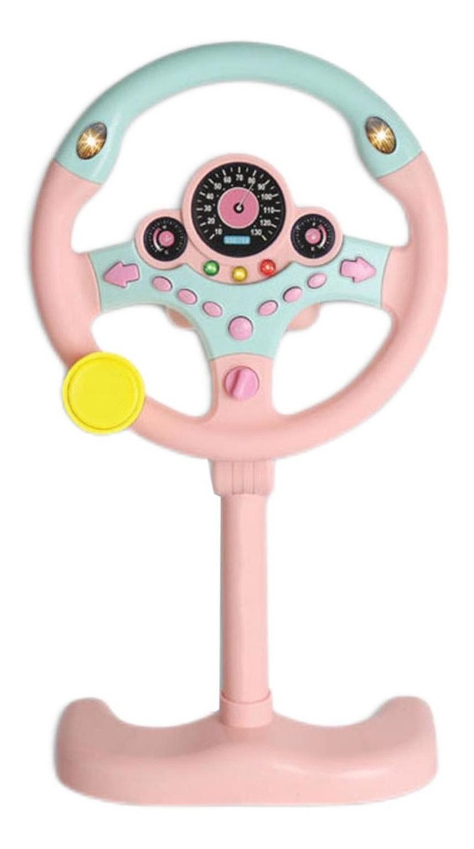 Volante Simulado Para Controle De Direção Infantil Com - Imagem 12