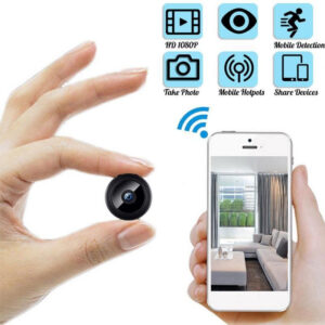 Mini Câmera De Vigilância Wifi Corpo Magnético