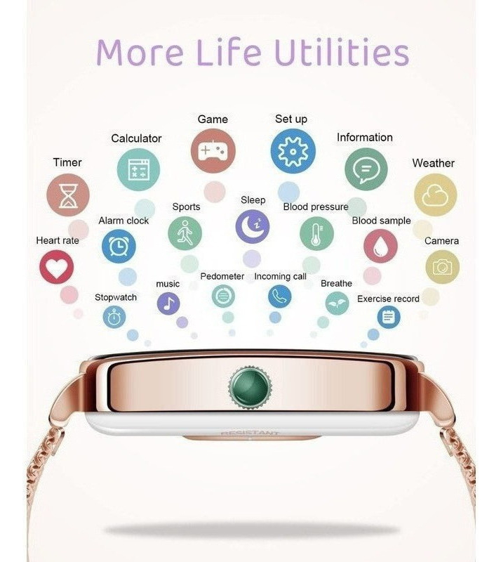 Smartwatch Impermeável Para Mulheres - Imagem 5