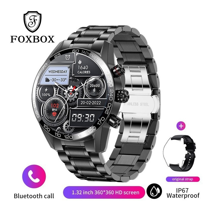 Foxbox-smart Call Watch Bluetooth Esportes À Prova D'água Hd - Imagem 2