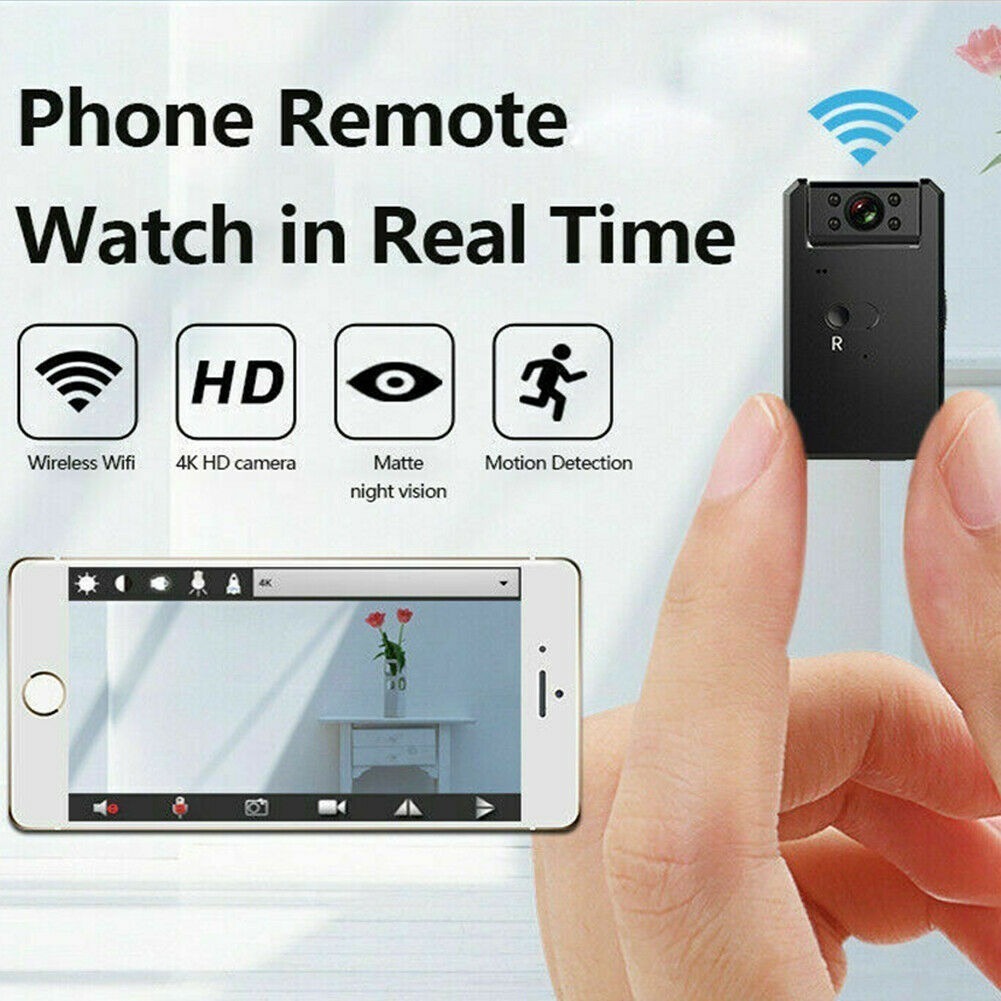 Câmera Espiã Oculta Ip Inalámbrica 4k Hd Mini Wifi Câmera De - Imagem 10