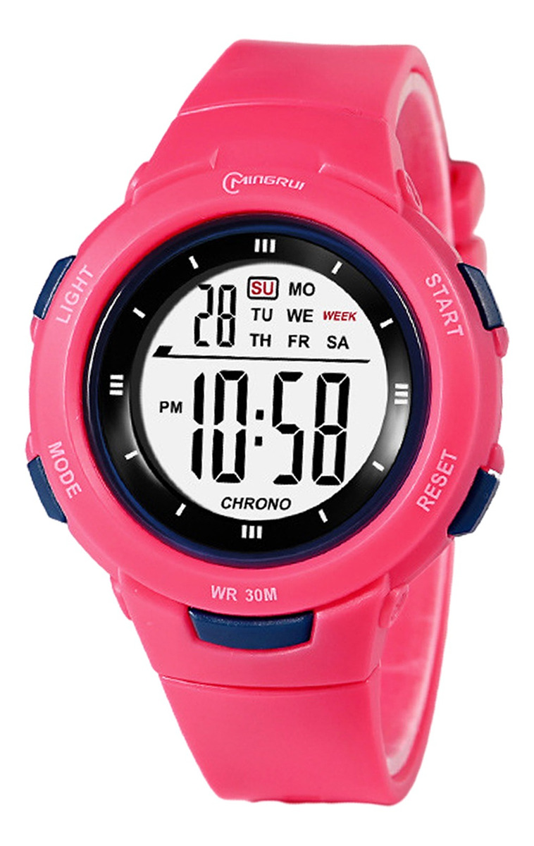 Meninos Girls Digital Watch Electro Impermeável Ao Ar Livre - Imagem 54