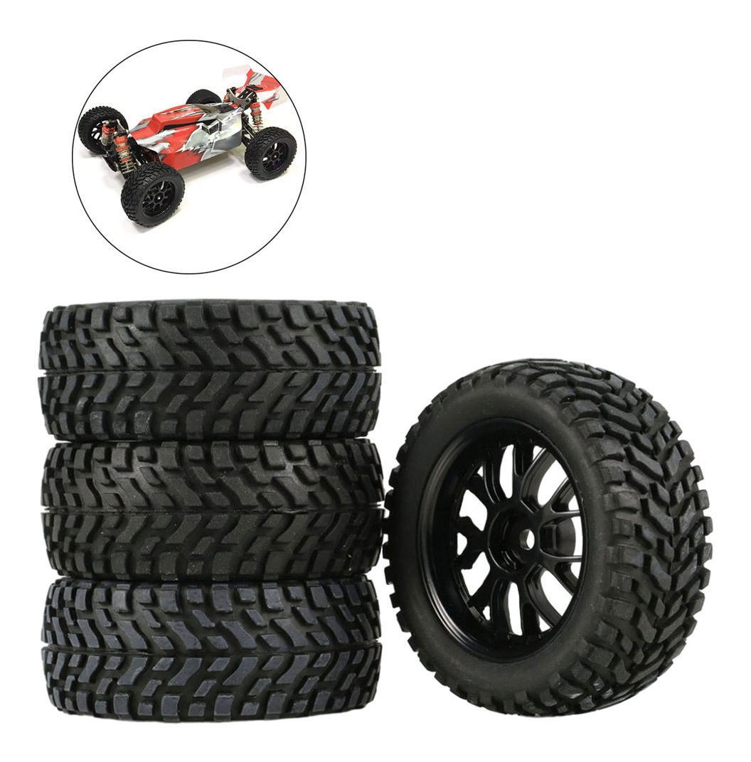 Conjunto De Aro De Pneu 2x Rc Para Wltoys 144001 - Imagem 6
