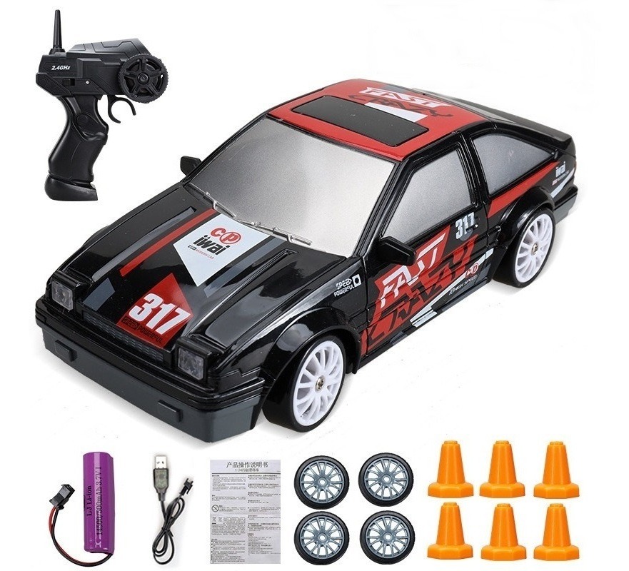 2.4g Drift Rc Car 4wd Rc Drift Control Toy Car - Imagem 9