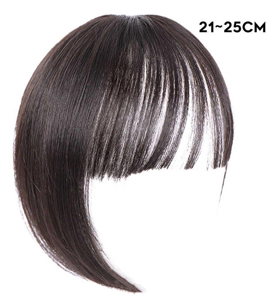Peça De Peruca, Peça De Cabelo Feminina, Invisível Com Franj - Imagem 7
