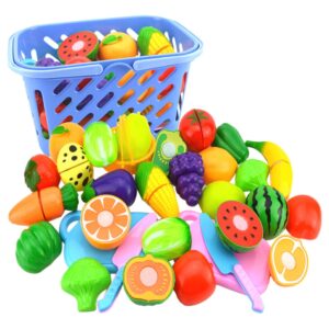 Brinquedos De Cozinha Set Para Cortar Alimentos 23 Peças