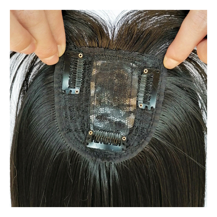 Peruca De Cabelo Curto Clips-on De 25 Cm Para Substituição D - Imagem 6
