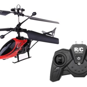 Helicóptero De Controle Remoto Preto De 2 Canais