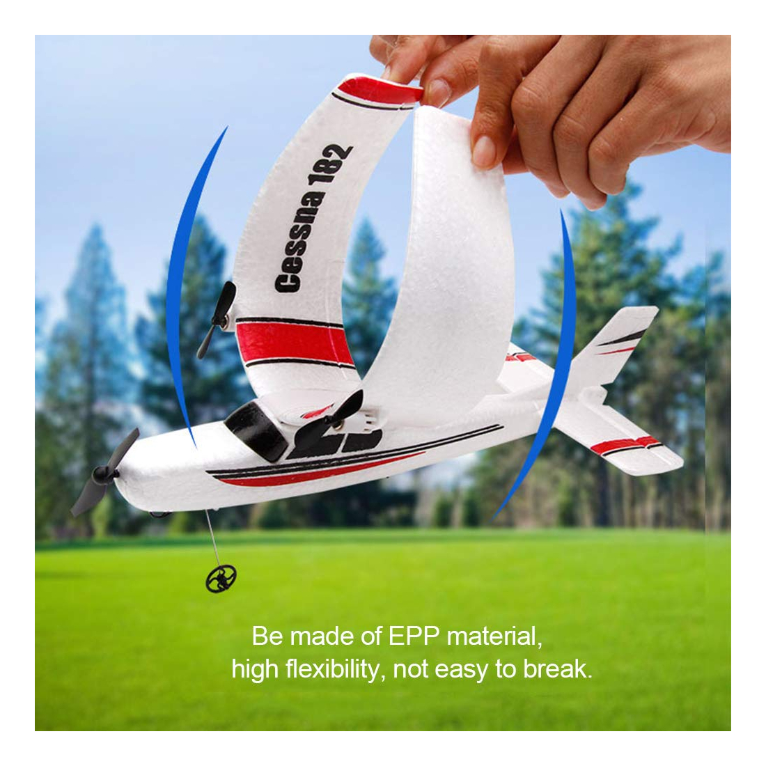 Brinquedos Voadores De Avião Ao Ar Livre Rc Airplane Para Cr - Imagem 2