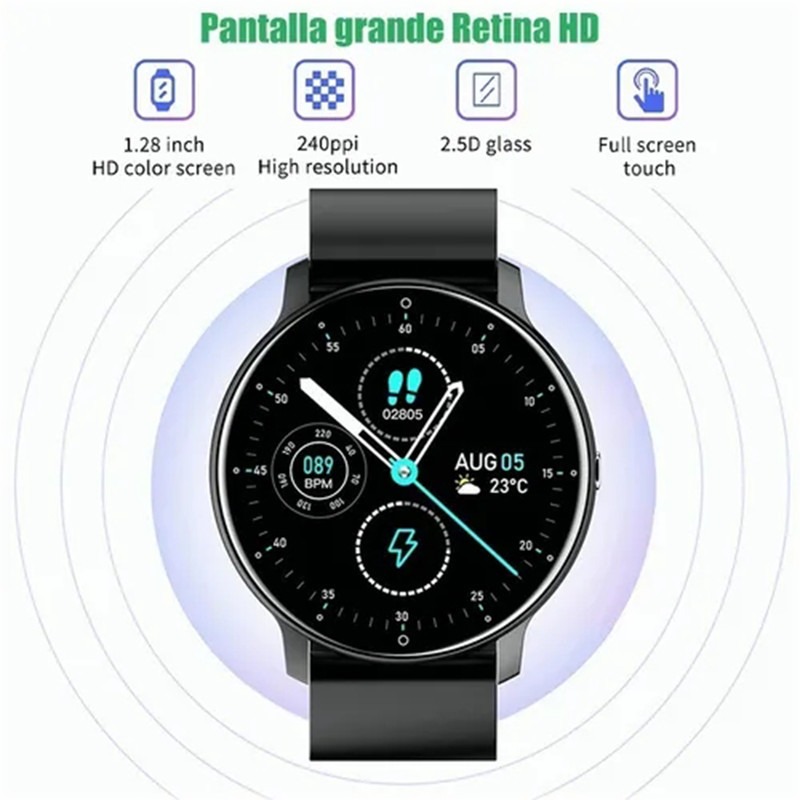 Para Xiaomi Huawei iPhone Zl02 Smartwatch À Prova D - Imagem 5