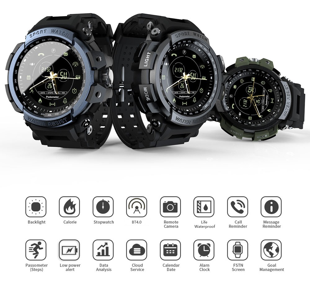 Smartwatch Lokmat Mk28 De 1,14 Polegadas Tela Bt 4.0 - Imagem 2