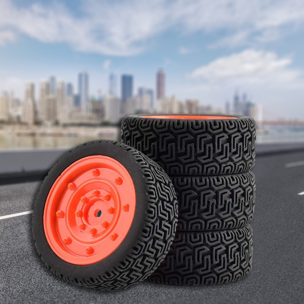 4 Cubos De Pneus De Borracha Para Wltoys 144001 1/10 Rc Carr - Imagem 6