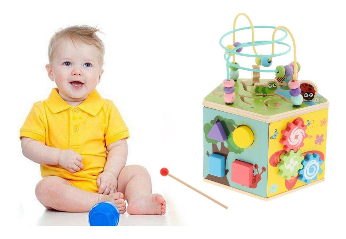 Cubos De Atividades Montessorianas Brinquedos De - Imagem 4