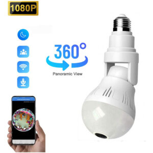 Câmera De Lâmpada Led Universal Multifunções 1080p