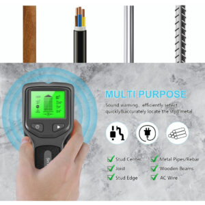 Scanner De Parede Stud Finder - 5 Em 1 Detector Eletrônico D