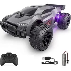 Carro De Futuro Control Remoto Luces Led Recarregável 15 Km/