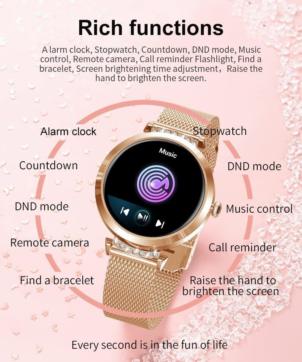 Rastreador De Atividades Esportivas Femininas Smart Watch - Imagem 5