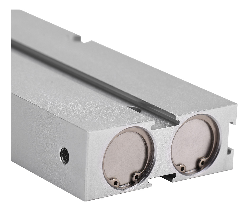 Cilindro De Ar 1pc 16mm Furo Duplo Haste Dupla Ação Alumínio - Imagem 4