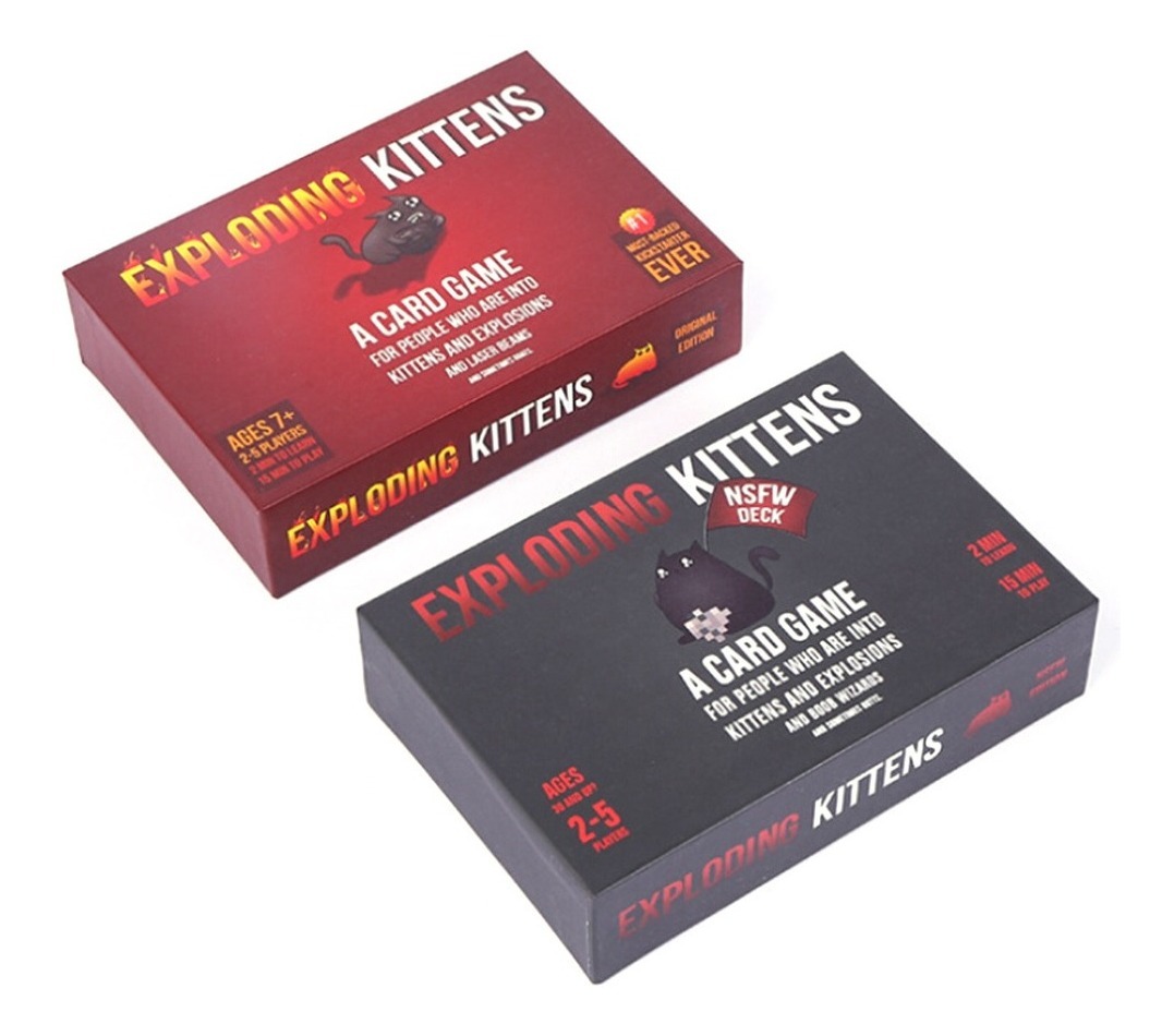 Exploding Kitten Kit, Parte De Jogo De Tabuleiro, Cartão De - Imagem 5