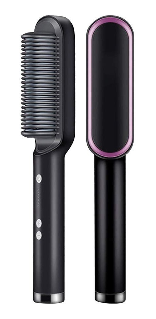 Escova Secadora Profissional Seca Alisa E Modela Cabelo Comb