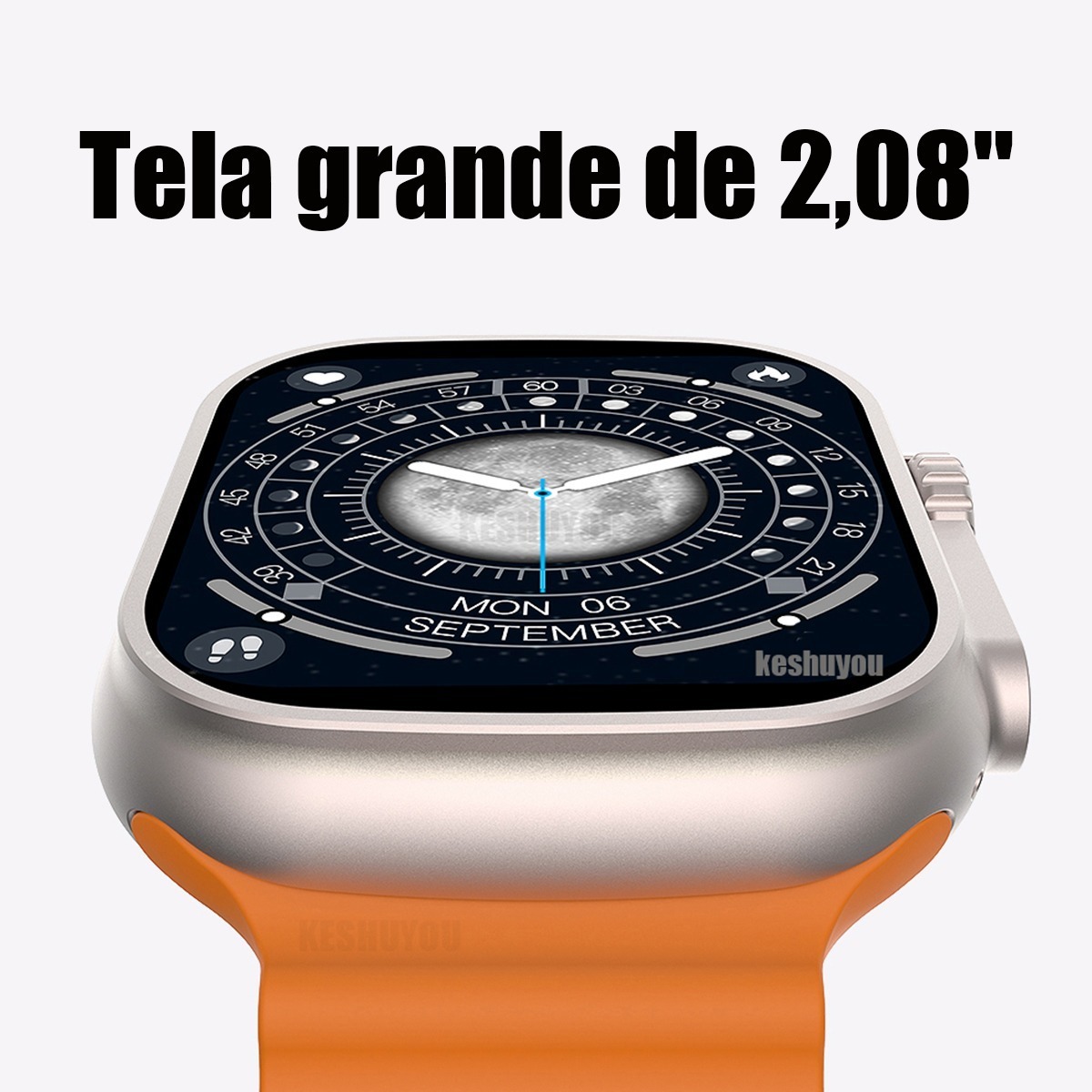 Smartwatch S8 Ultra Max 49 Mm 2.08 Nfc Série 8 Nfc - Imagem 4