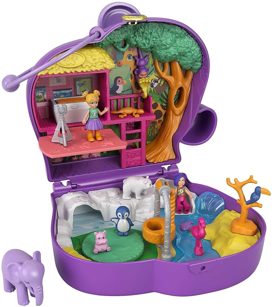 Tema De Animal Compacto Polly Pocket Elephant Adventure Com - Imagem 6
