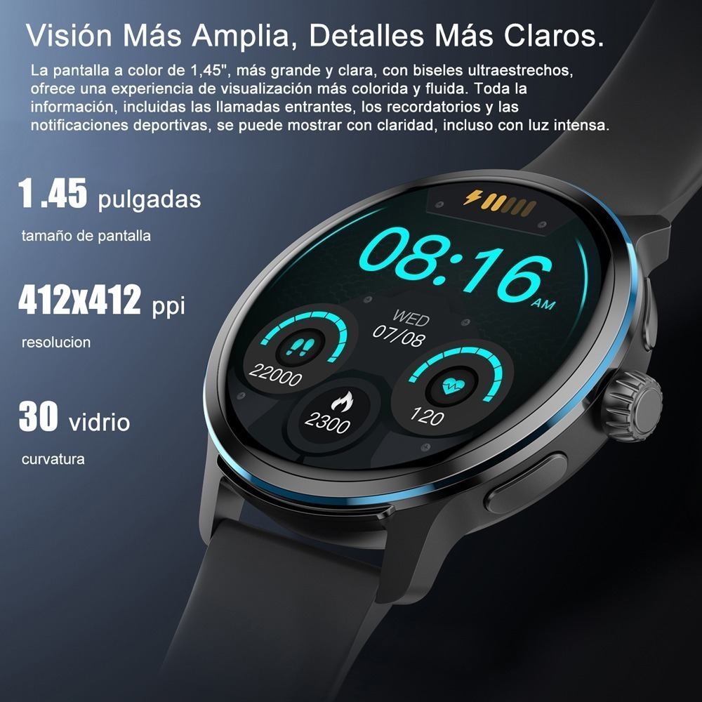 Smartwatch Para Homens E Mulheres, Esportes, Fitnes - Imagem 6