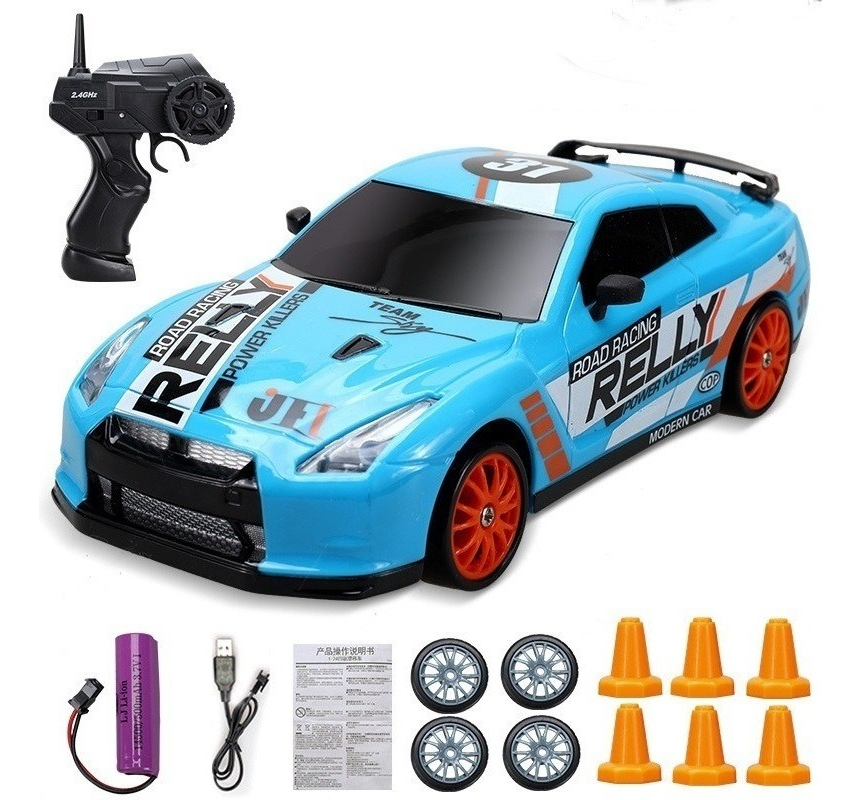2.4g Drift Rc Car 4wd Rc Drift Control Toy Car - Imagem 4