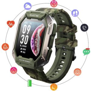 Smartwatch Bluetooth De 5 Atm À Prova D'água Sports
