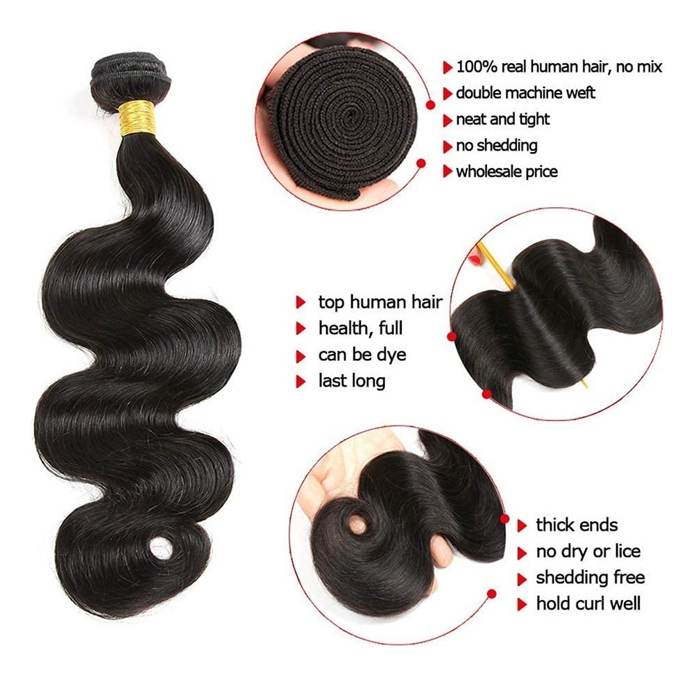 Aplique De Cabelo Humano Da Onda De Água De 65cm 100g - Imagem 2