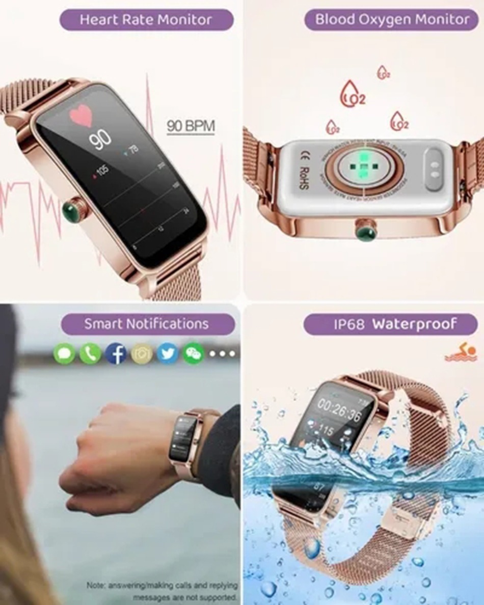 Para Xiaomi Huawei, Pulseira Inteligente Feminina, Pulseira - Imagem 3