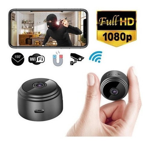 Camera Ip Espiã Wifi A9 Magnética Bateria Portatil Mini 2pcs