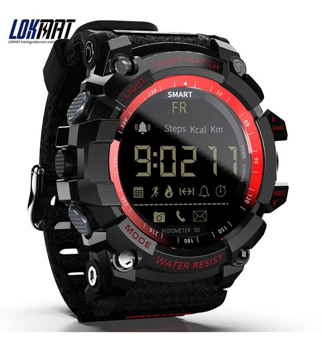 Smartwatch Masculino Robusto Lokmat Mk16 Military A - Imagem 13