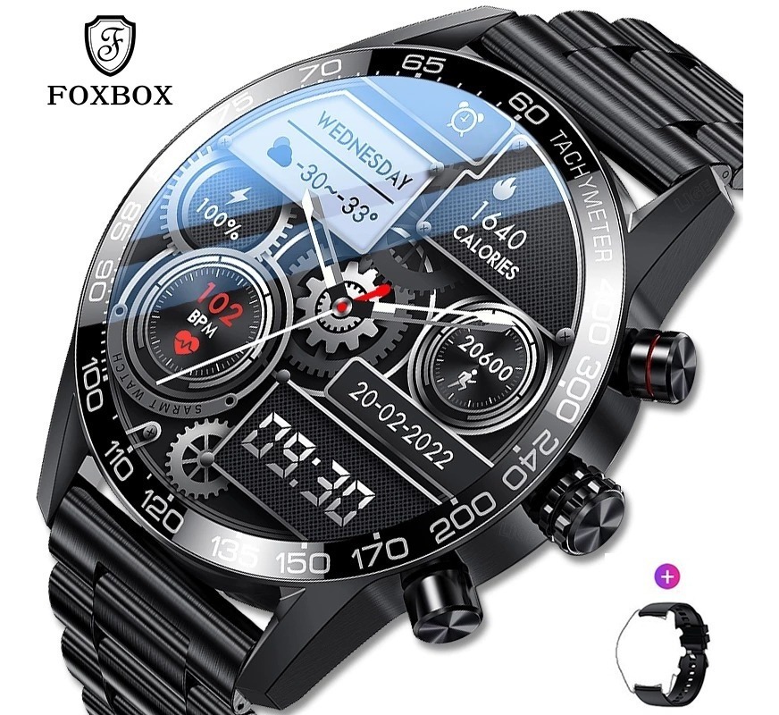 Foxbox-smart Call Watch Bluetooth Esportes À Prova D'água Hd