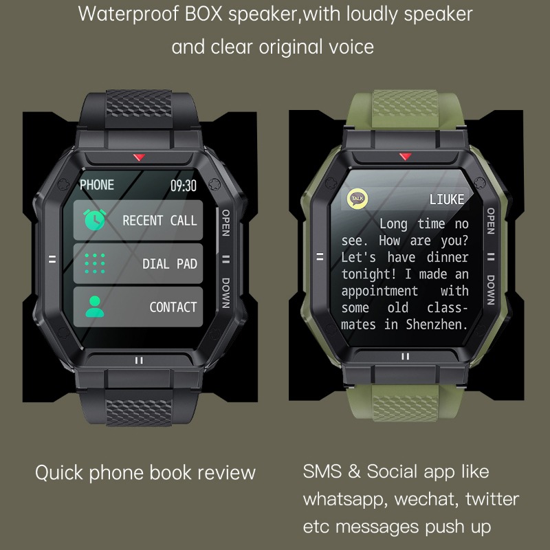 Smartwatch Externo Lokmat K55 Bluetooth Call - Imagem 13