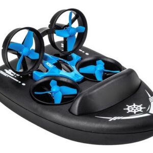 Rc Drone Quadcopter + Boat 3 Em 1 Brinquedos Infantis,