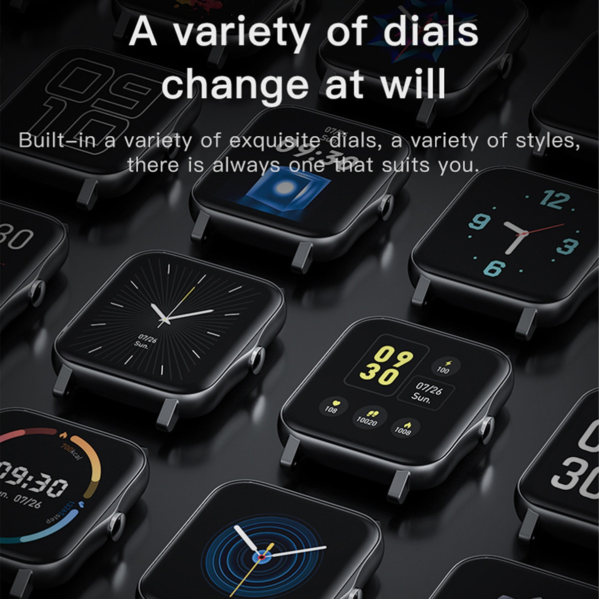 Mini Smart Watch Fitness Follow-up Para Homens E Mulheres, 1 - Imagem 7