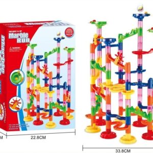Marbles Marble Run Race Track 133pc Conjunto Infantil
