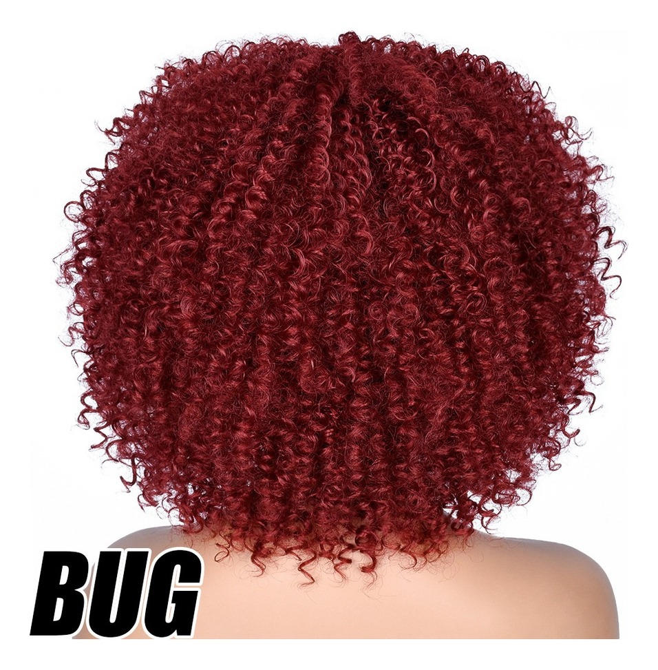 Peruca Peruca Afro Cacheada Para Uso Diario - Imagem 27