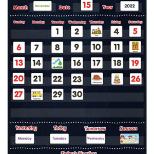Calendário De Bolso De Brinquedos De Educação Infantil E