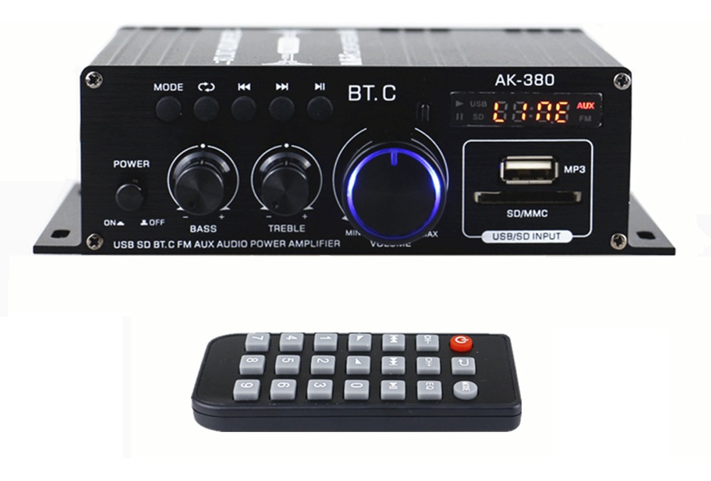 Ak380 40w+40w Mini Amplificador De Potência De Áudio Som Por